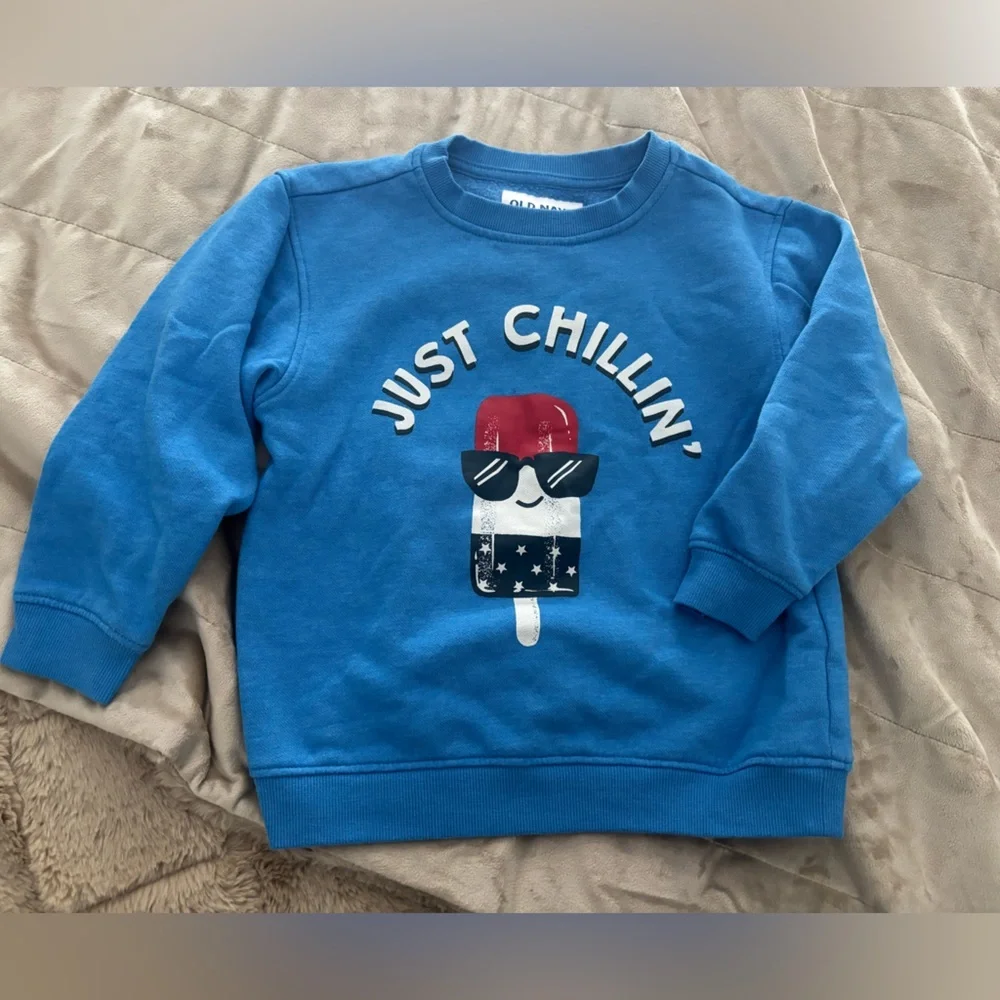 Old Navy Red White and Blue Kids' Sweatshirt